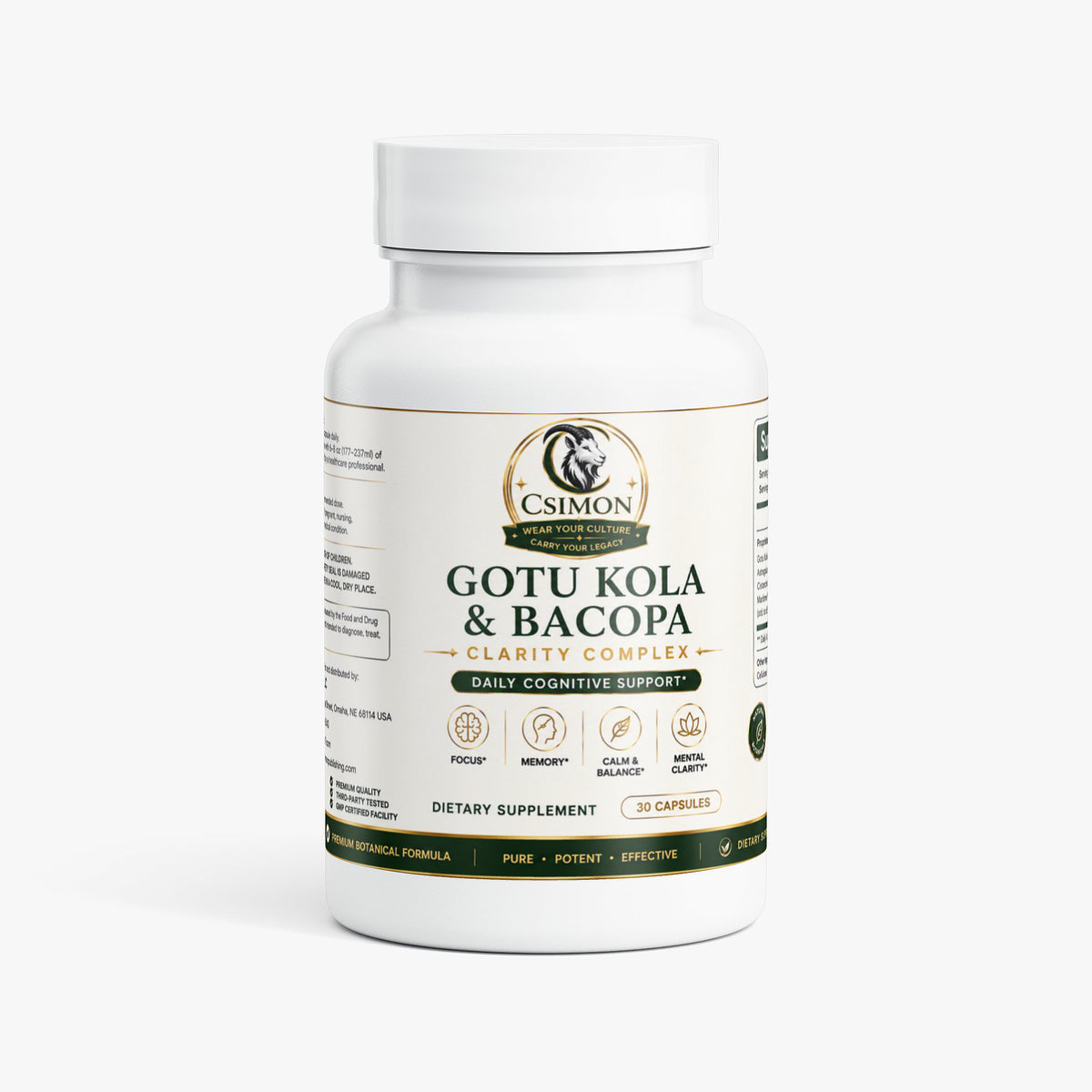 Gotu Kola & Bacopa Clarity Complex