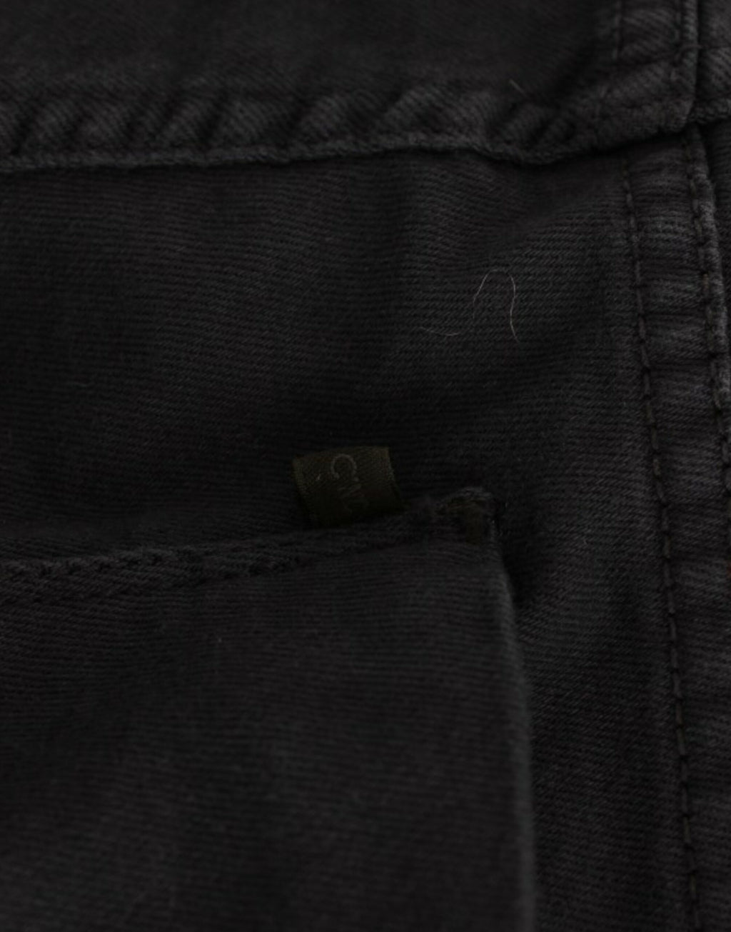 Blue straight leg jeans