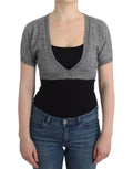 Lingerie Knit Gray Bolero Sweater Cardigan