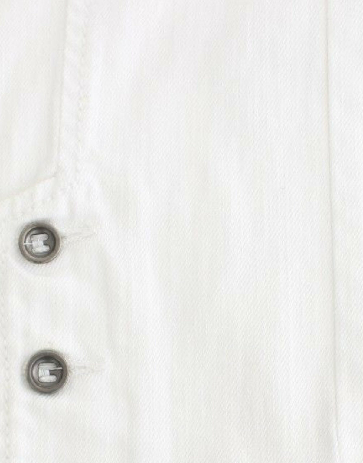 White Cropped Jeans Denim Pants Branded Capri