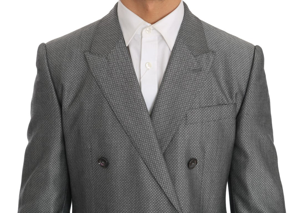 Black Stretch Crystal Bee Slim Fit Suit